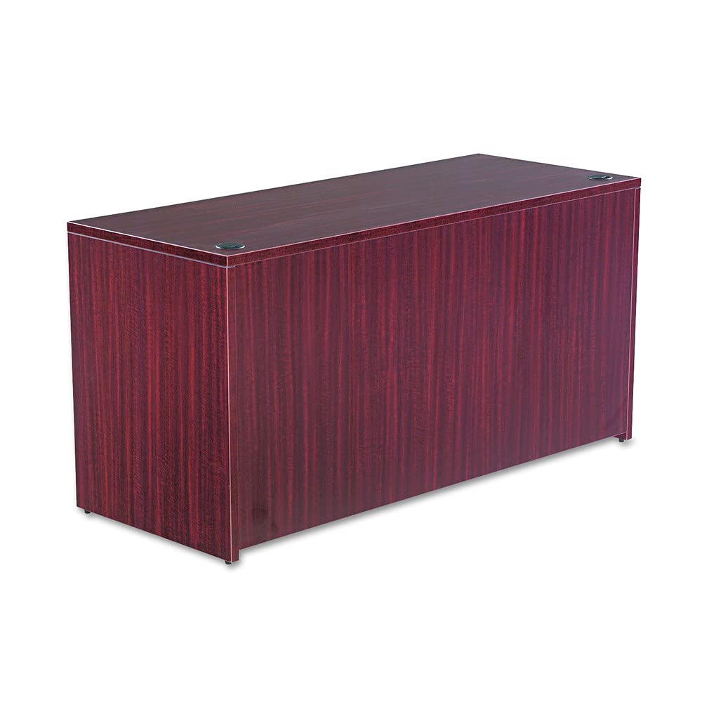 Alera Valencia Series 60 by 24 by 29-12-Inch Credenza Shell, Mahogany Frame/Top