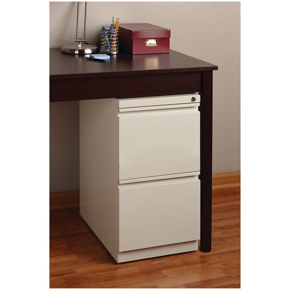 Hirsh 15" W 2 Drawer Vertical File Cabinet, Putty, Letter 18577-1 Each