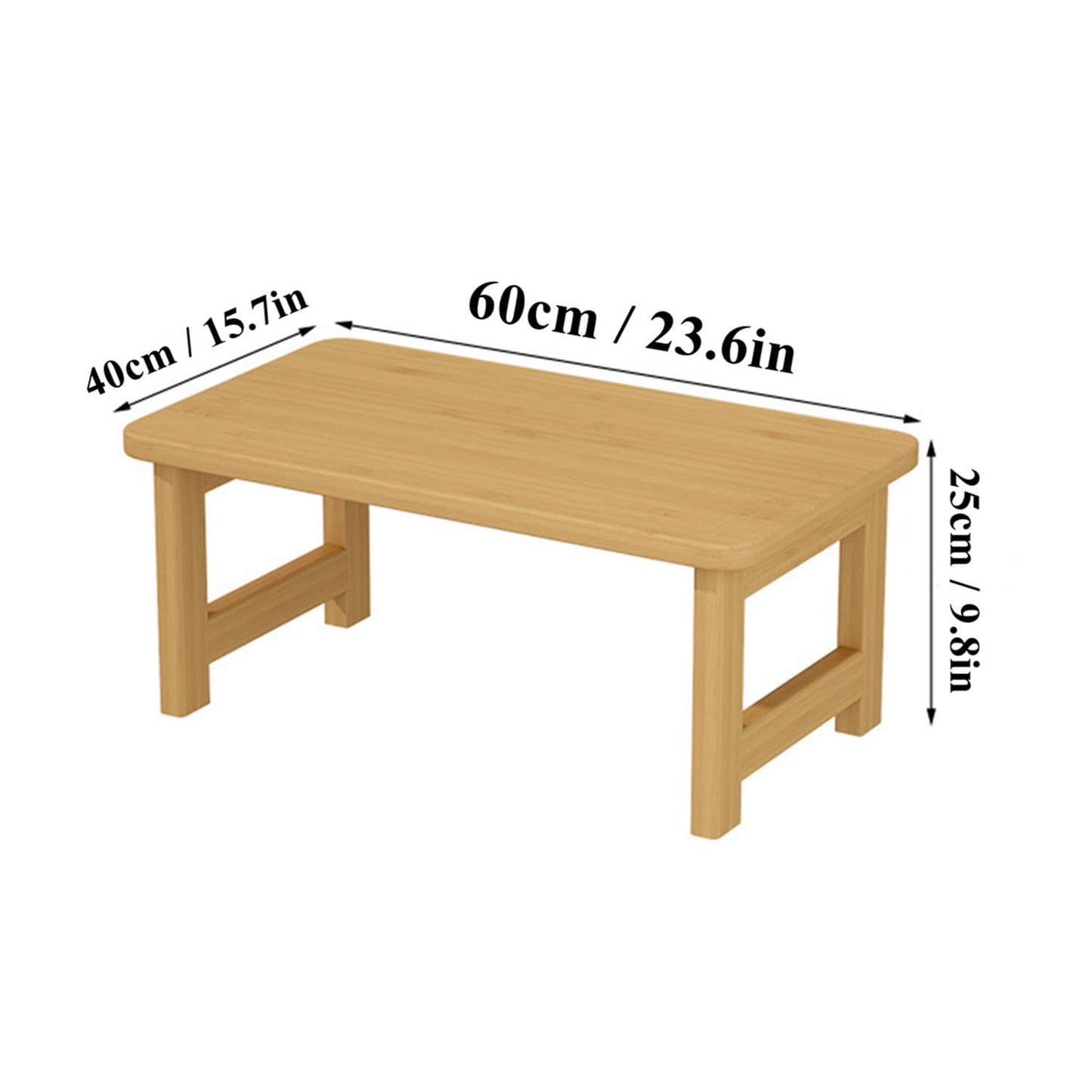 GLDGJMZ Foldable Tatami Coffee Table Japanese Style Floor Table with Folding Legs Antique Coffee Table Multifunctional Low Table Zen Coffee Table Living Room Bedroom Office