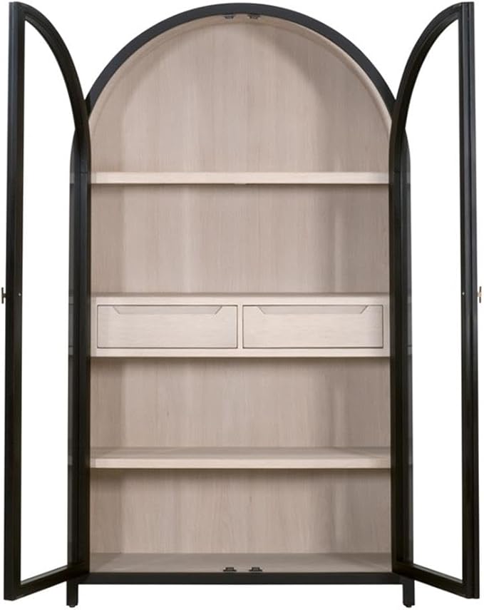 Pemberly Row Display Cabinet, 47.5" x 83", Solid Birch
