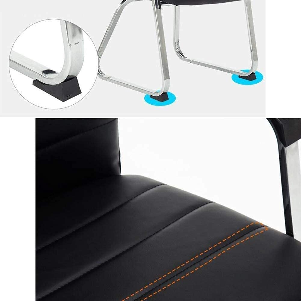 GAAHRQQQ Conference Visitor Chair Heavy Steel Base Office Chair Breathable Foam Cushion Computer Desk Executive Chair (Color: White)