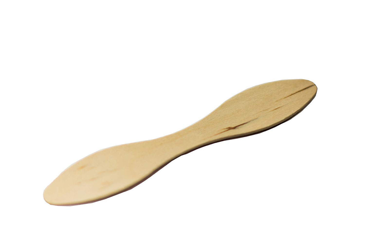 Perfect Stix 5'' Unwrapped Plain Wooden Ice Cream/Taster Spoon 2000ct
