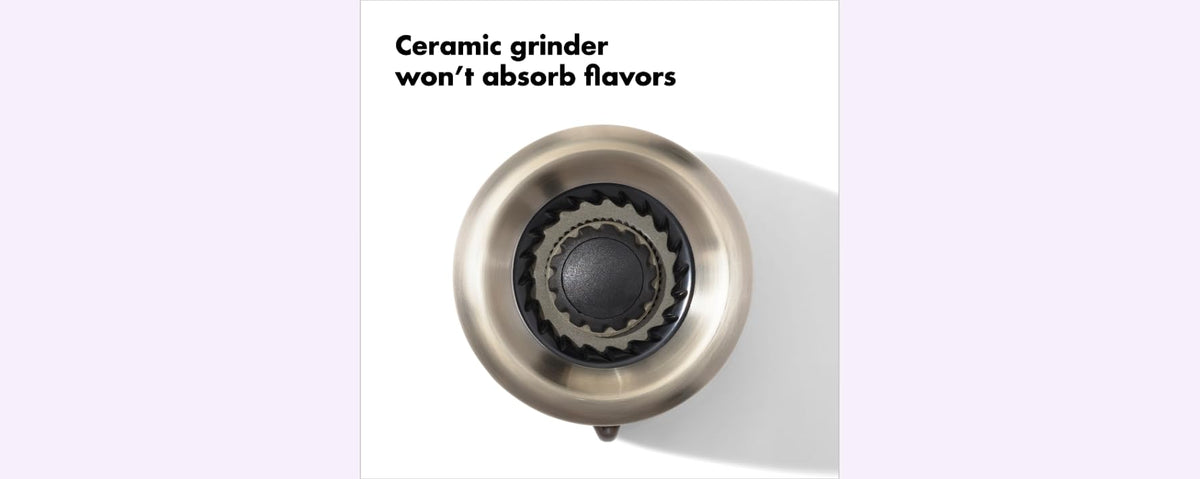 OXO Good Grips Contoured Mess-Free Salt Grinder - Gray