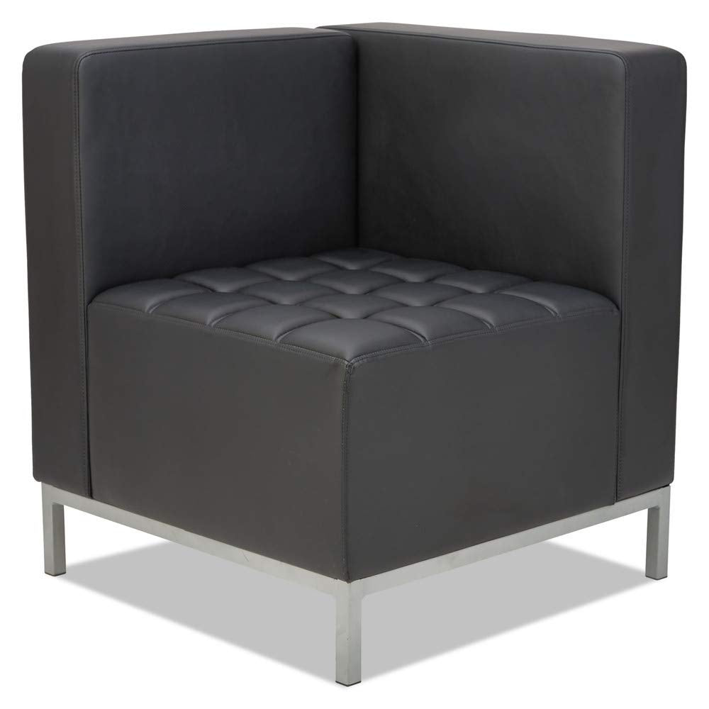 Alera ALE QUB Series Corner Sectional, 26 3/8 x 26 3/8 x 30 1/2, Black