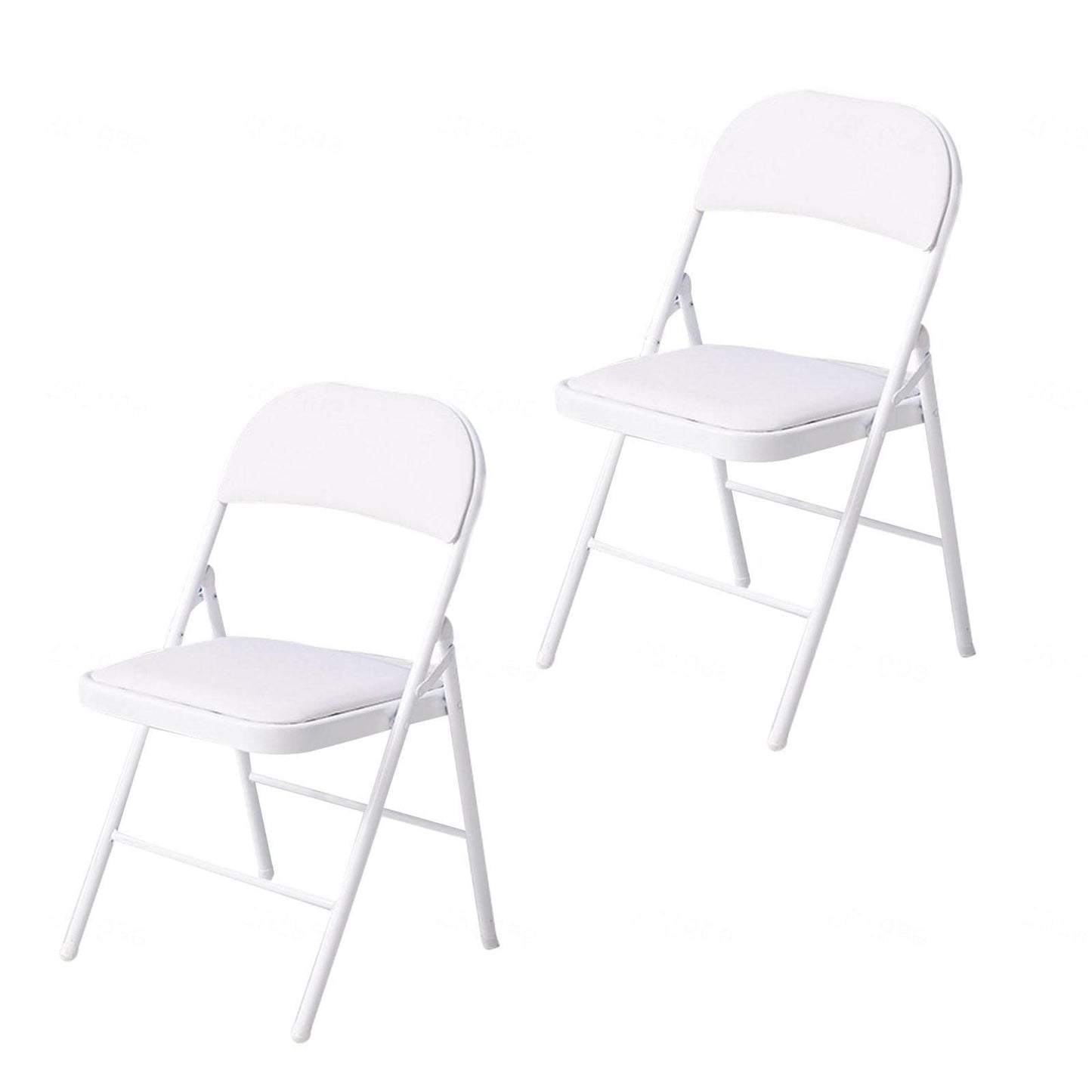 GOOBIX Folding Fold Up Chair,Folding Desk and Chair,Portable Stackable Commercial Seat for Meeting, Conference, Reception, Training Room & Home Office Desk Folding Chairs,L