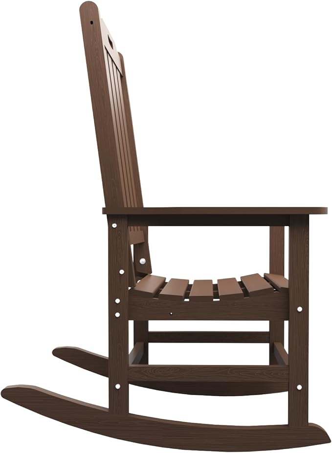 THOEOE Oversized Rocking Chair Set of 4, Outdoor Rocking Chair
