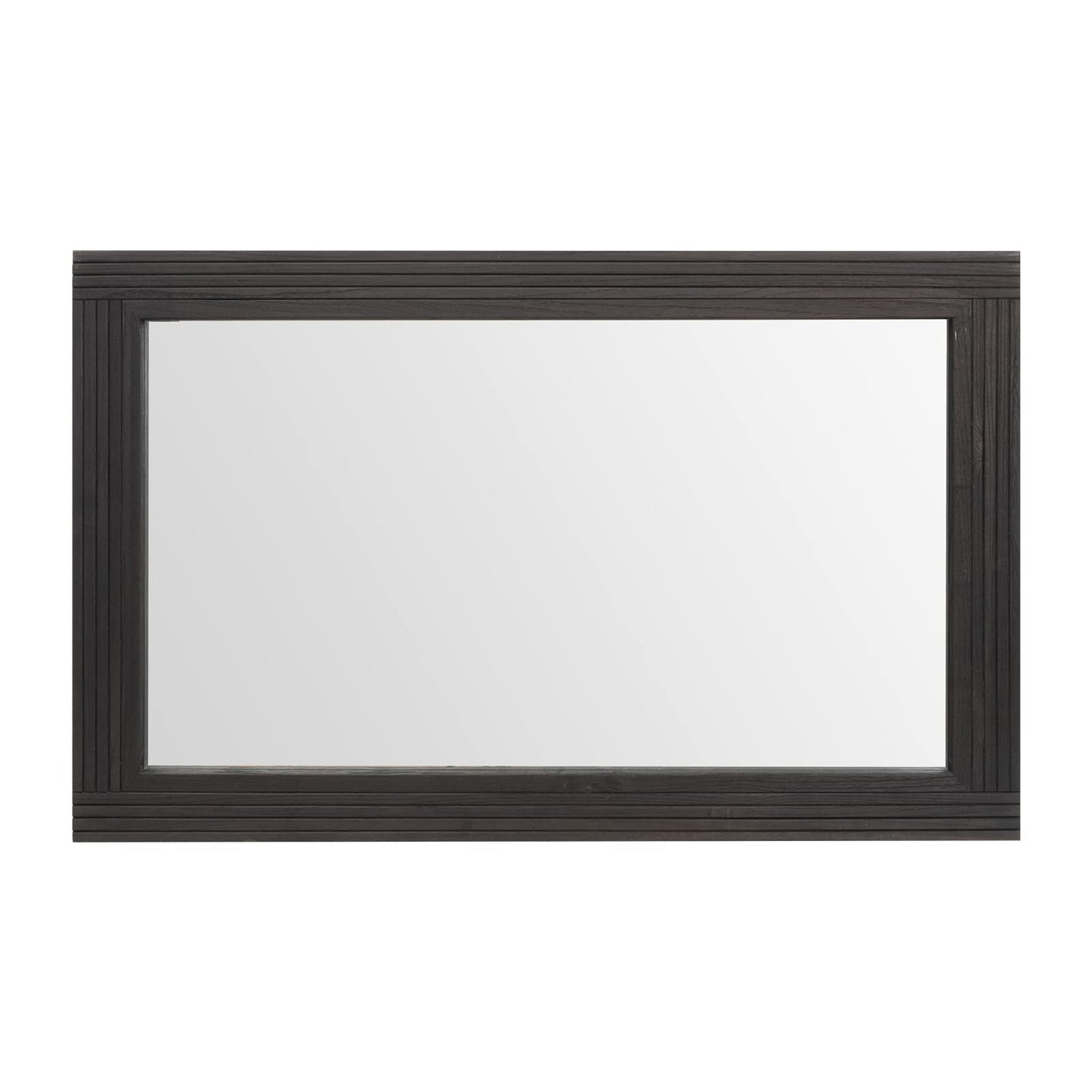 YOSHOOT Hand-Made Wooden Spliced Wall Mirror for Bathroom, Rustic Farmhouse Vanity Mirror, Décor Wall Art, Solid Wood Frame, Vertical or Horizontal Hanging