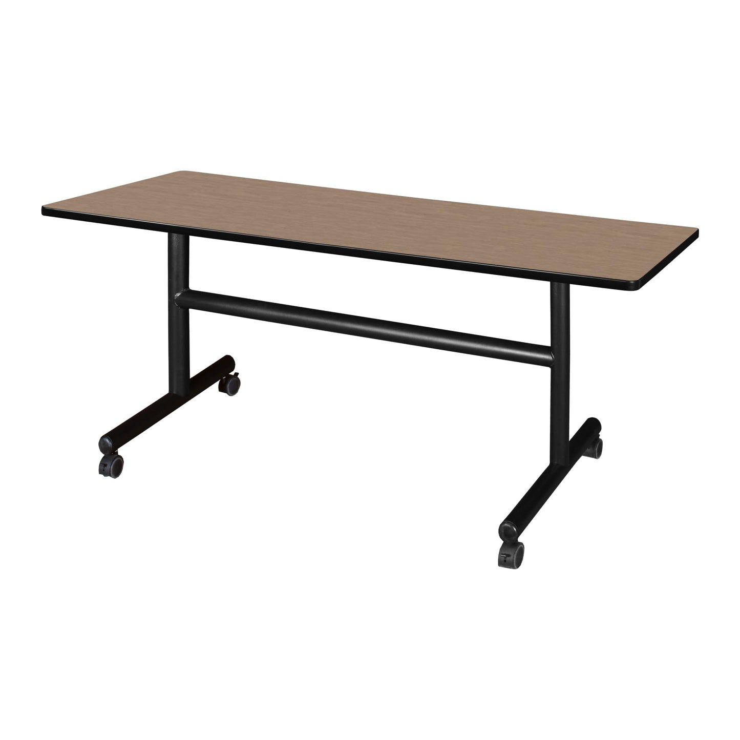 Regency Kobe 60 x 30 in. Flip-Top Training Nesting Table- Noble Oak