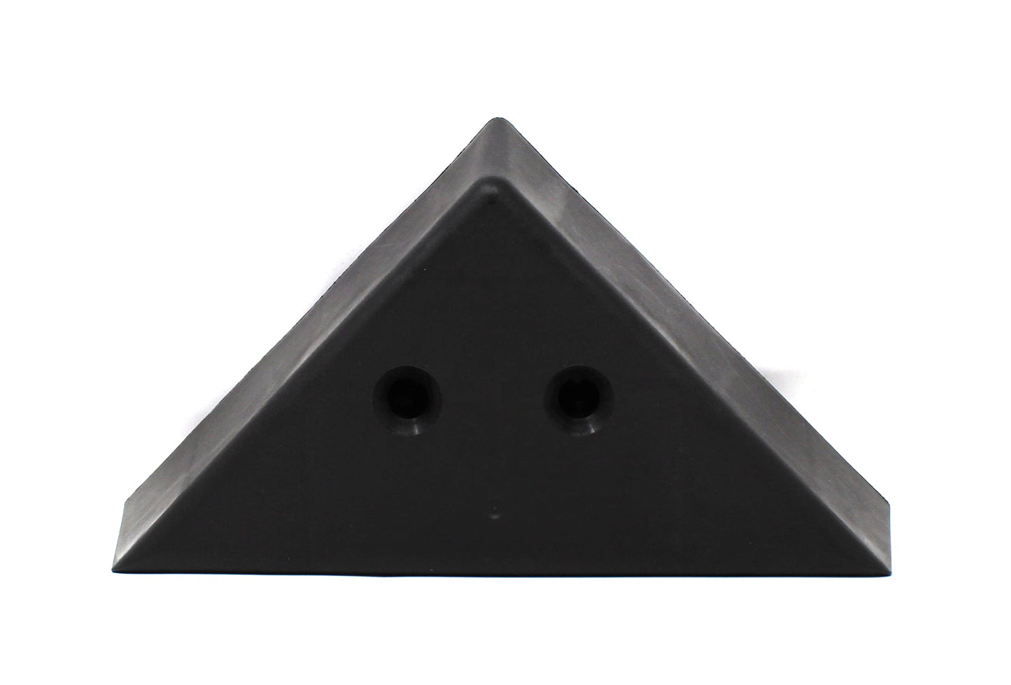 JSP Manufacturing 3" Triangle Plastic Furniture Black Corner Legs - Sofa Couch Chair Ottoman (4 Legs)