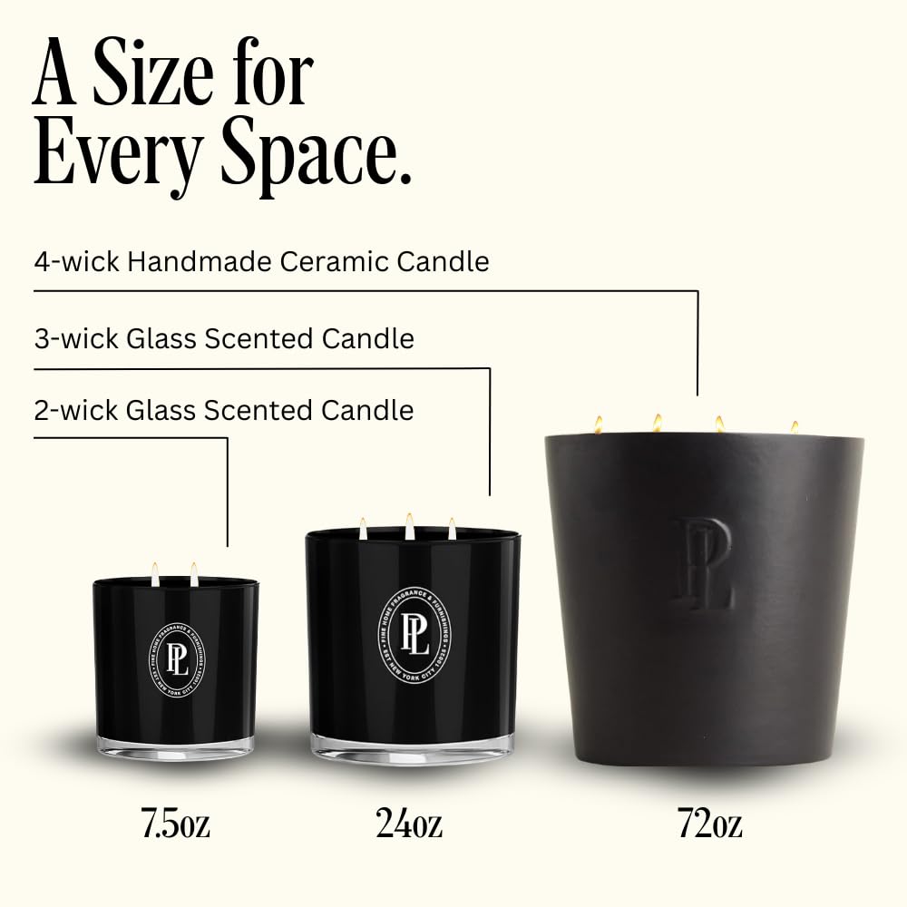 Preston Lane Luxury 2-Wick Scented Candle, Mayfair, 7.5 oz Hand-Poured in USA | Long Burn Time (20-30 Hrs), Vegan Soy Wax Blend, Decorative Glass Vessel, Fine Italian Fragrance