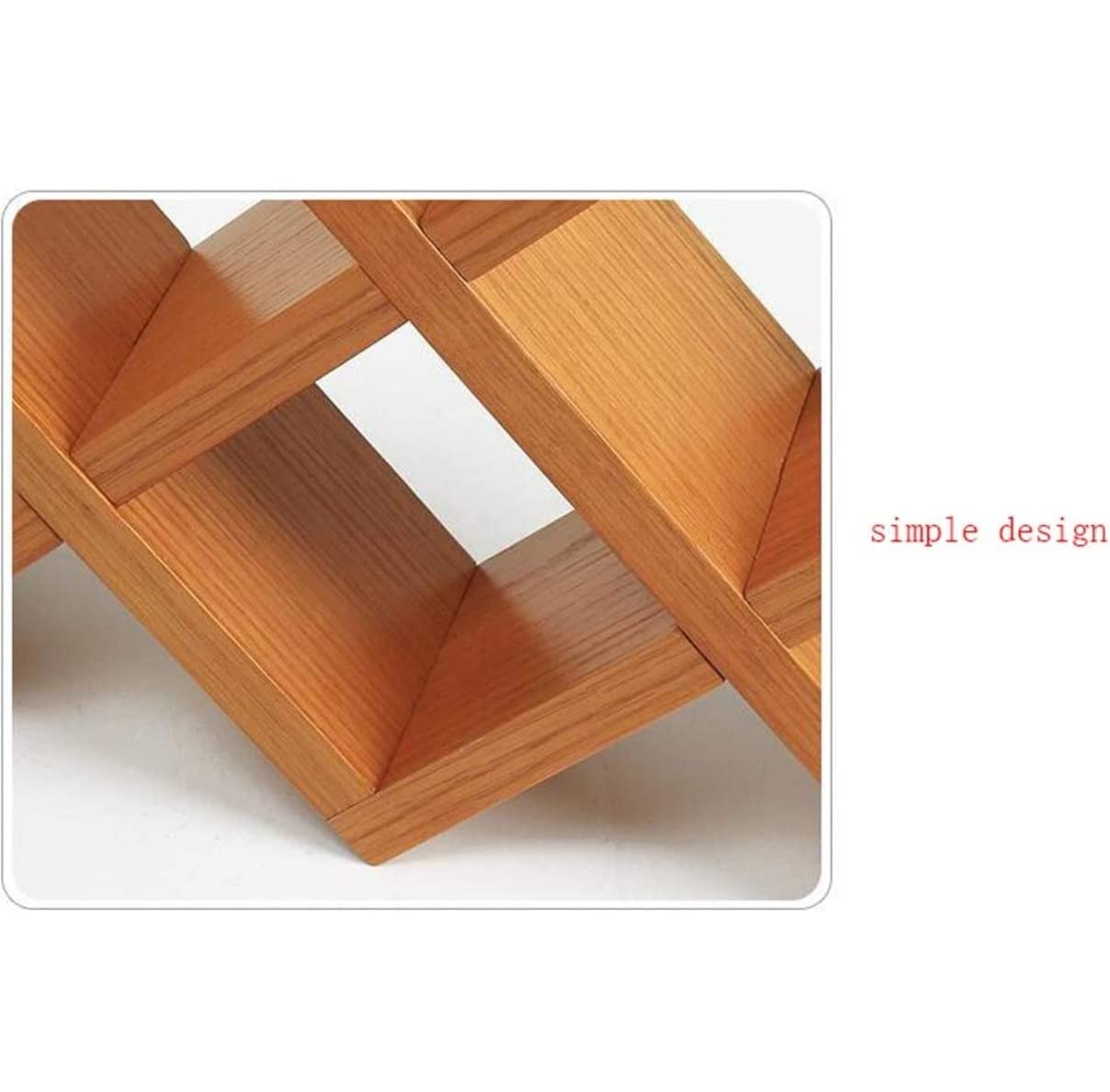 XDMINGY Wine Bottle Storage Creative Home Bamboo Wine Rack Living Room Holder Cafe Bar Display Sturdy Home Bar Kitchen