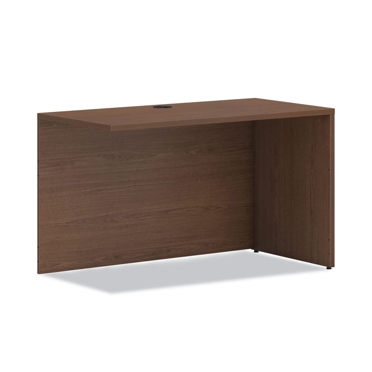 HON Mod Return Shell, Reversible (Left or Right), 48w x 24d x 29h, Sepia Walnut