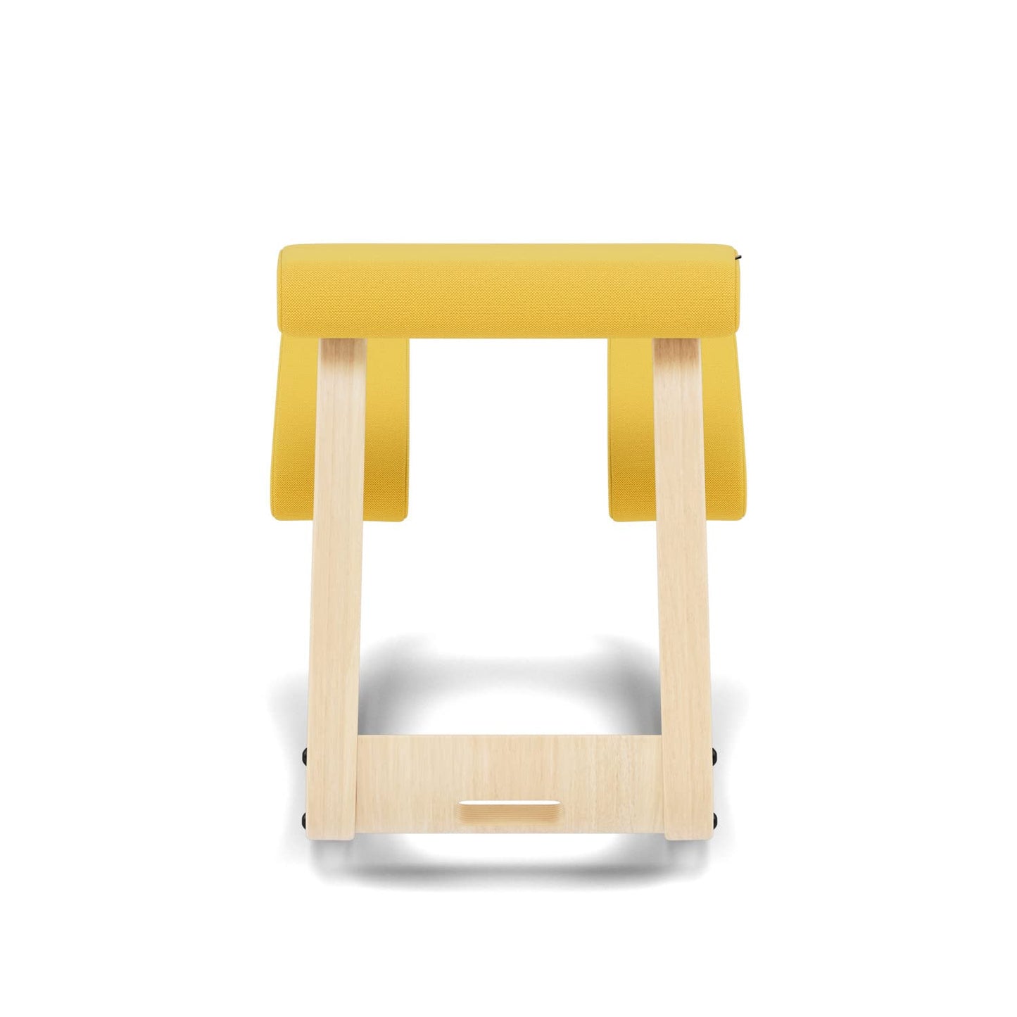 Varier Variable Natural/Yellow Ergonomic Office Kneeling Chair for Desk – Back Pain Relief, Rocking Seat for Home, Study & Posture Support – 10 Year Quality Guarantee