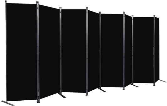 Room Divider 6FT Portable Room Dividers and Folding Privacy Screens, 8 Panel