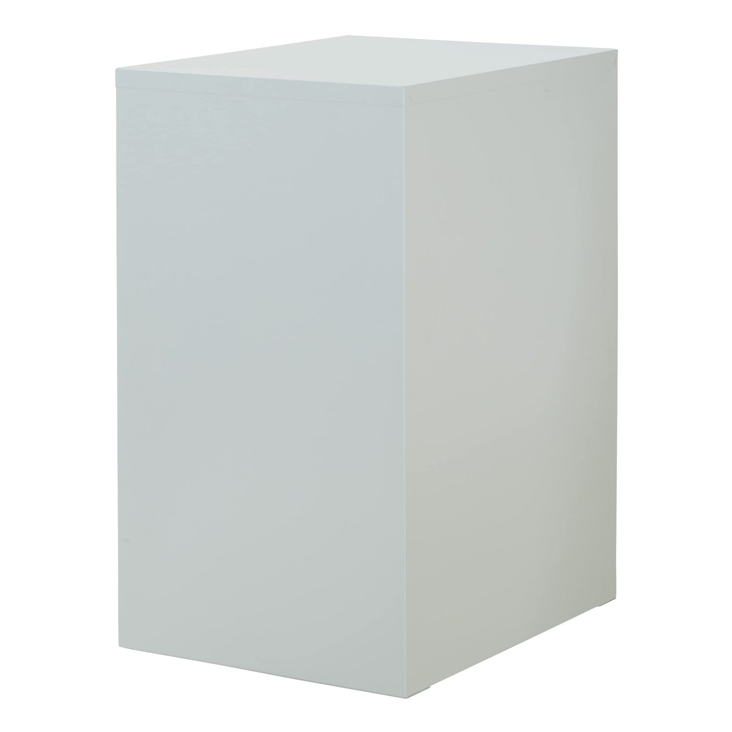 OSP Home Furnishings 2 Drawer Locking Metal File Cabinet, Grey