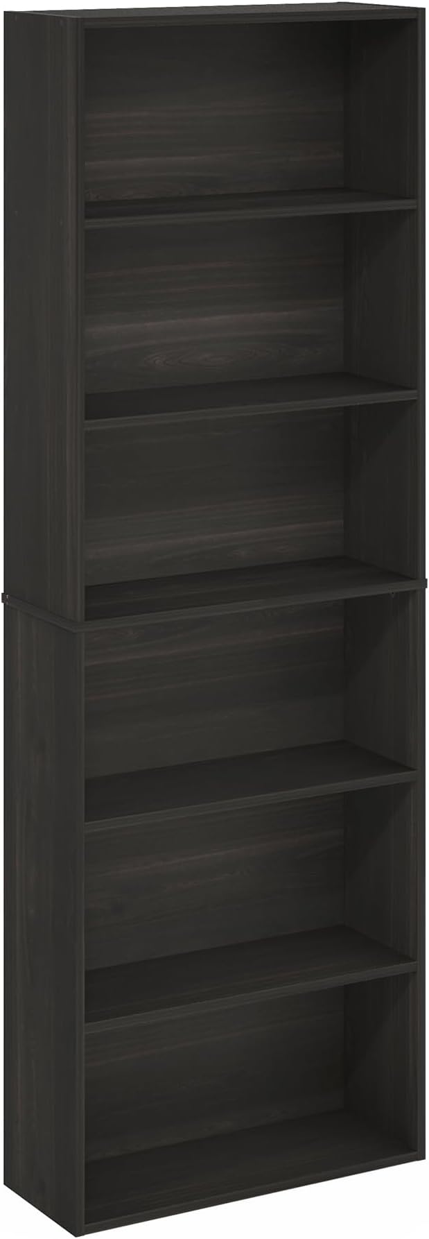 Furinno Jaya Simply Home Free Standing 6-Tier Open Storage Bookcase