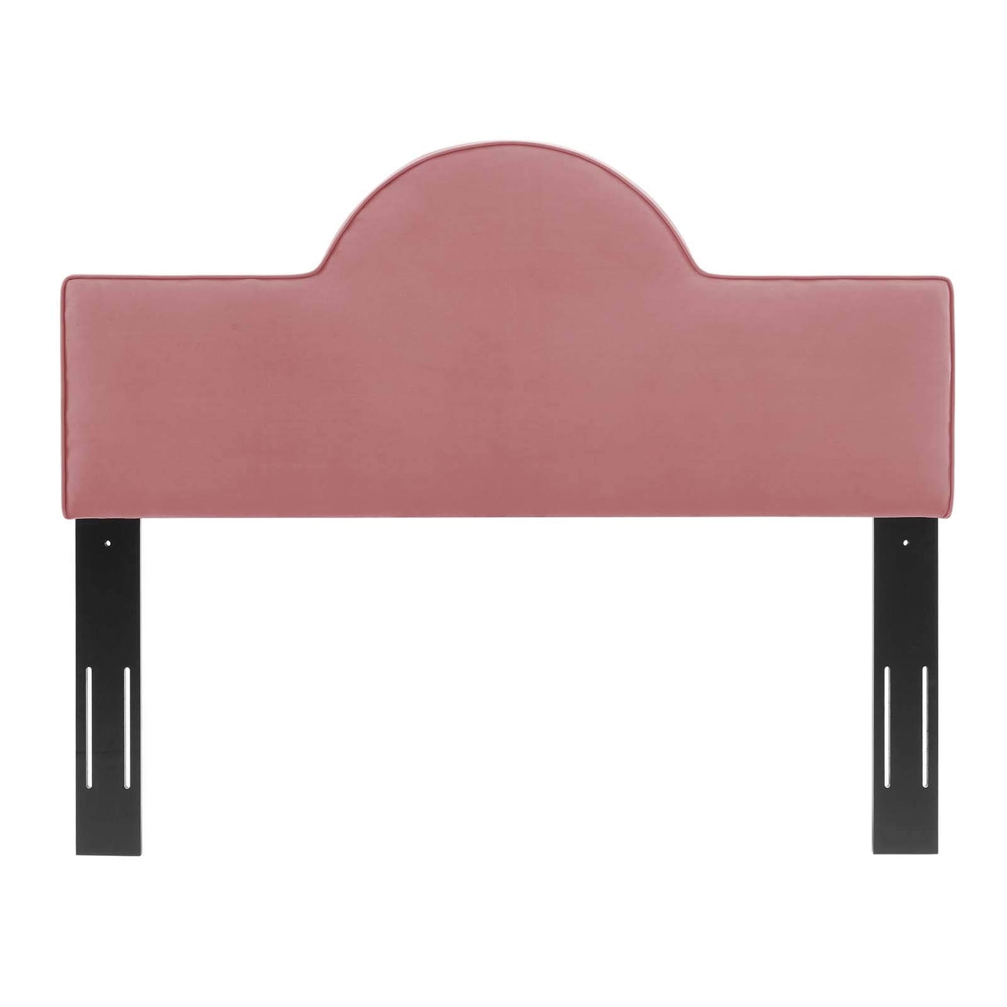 Modway MOD-6302-DUS Dawn Twin Performance Velvet Headboard, Dusty Rose