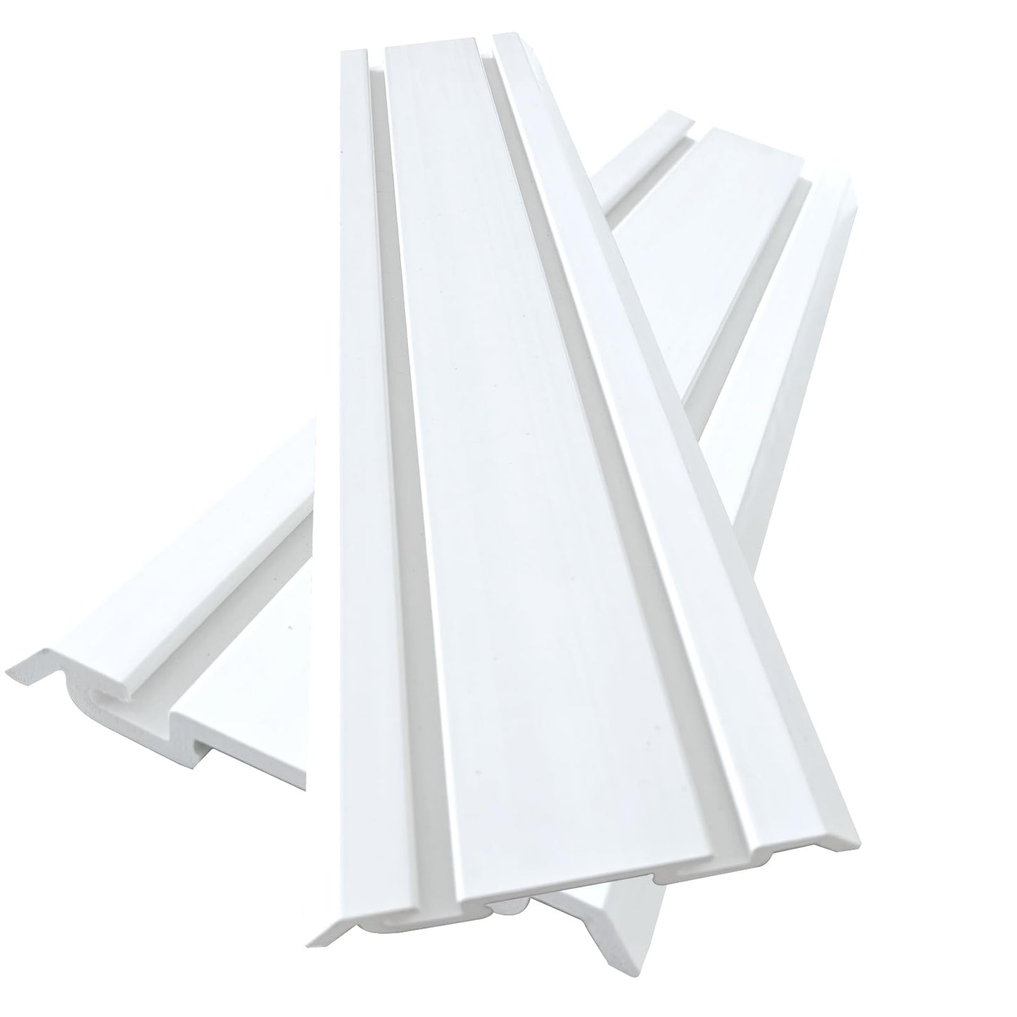 ATOOLA Slatwall Panels 6" x 24", 4-Pack Slatwall Board, PVC Slat Wall Paneling, Heavy Duty Garage Wall Organizer