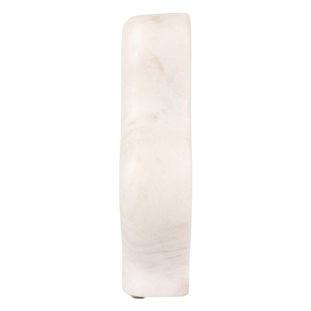 Decorative Abstract Marble Sculptures, Set of 2 Styles, White