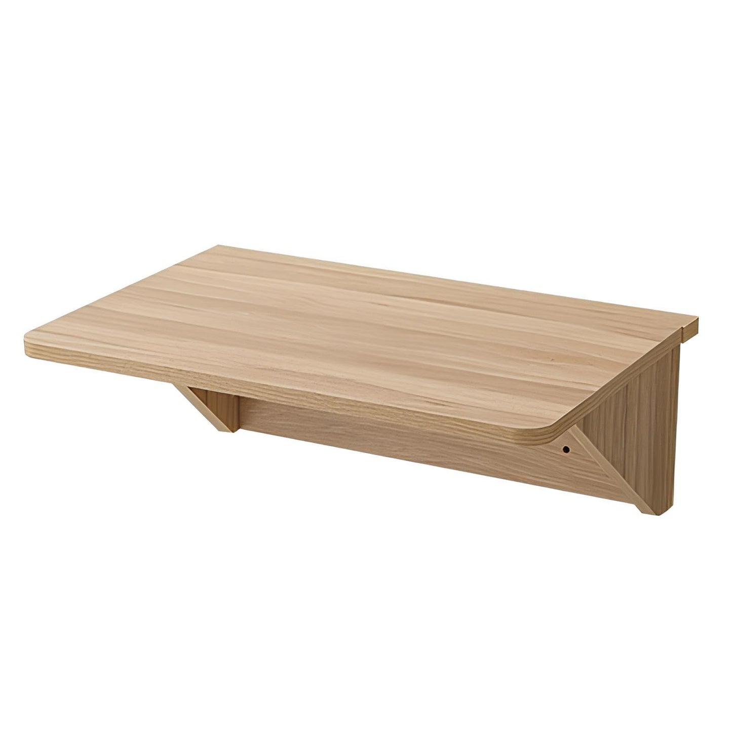 GBRMZOP Folding Table, Wall Desk, Wall Mounted Folding Table, Floating Laptop Desk, Functional Hanging Desk, Murphy Desk Foldable with One Click, for Dining, Room,Laundry Room Study, Kitchen(Wood co