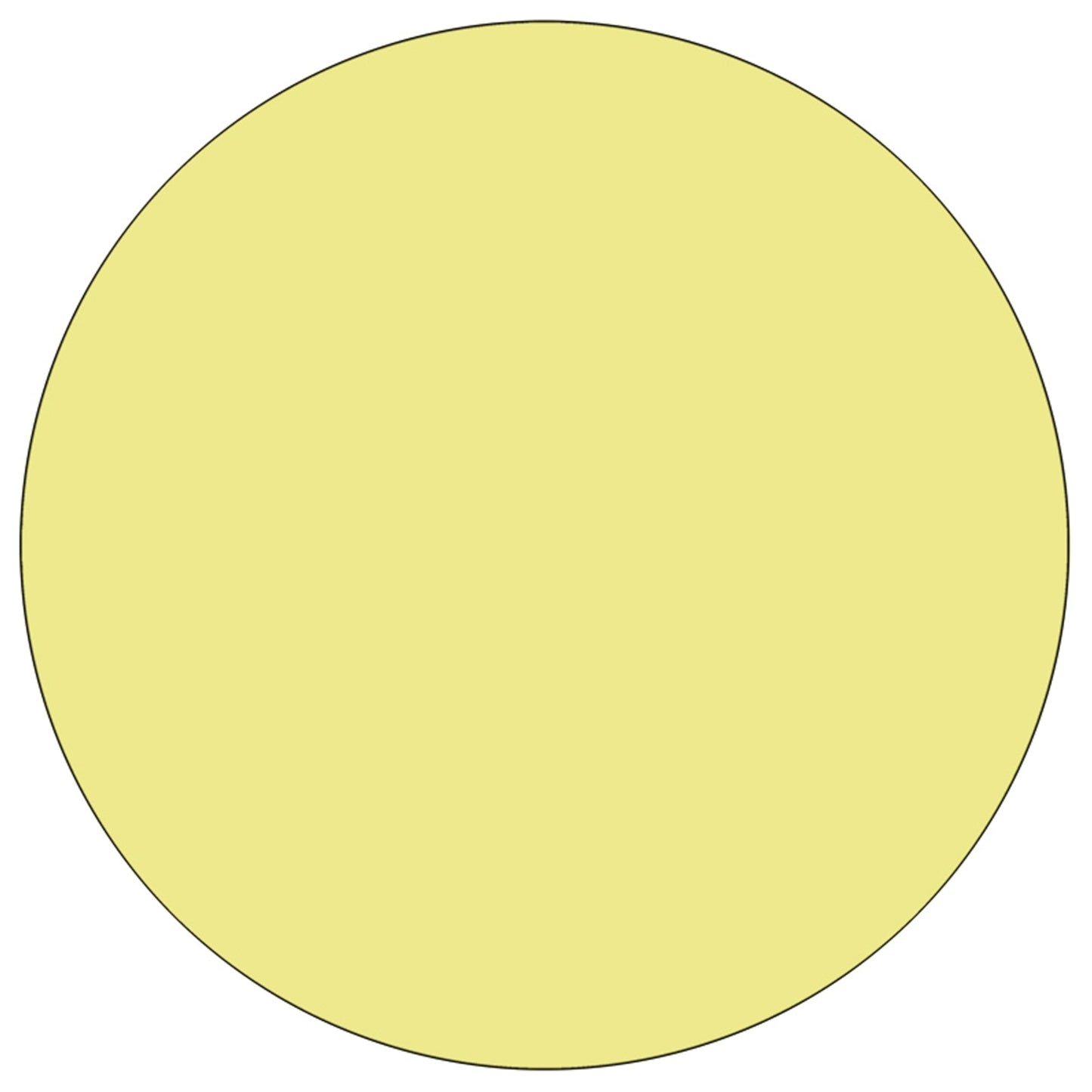 Flash Furniture Wren 48'' Round Yellow Thermal Laminate Activity Table - Standard Height Adjustable Legs