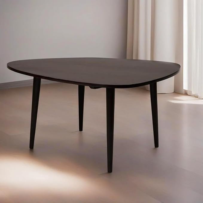 Handmade Eco-Friendly Modern Wood Teak Drop Shaped Coffee Table 3' from BBH