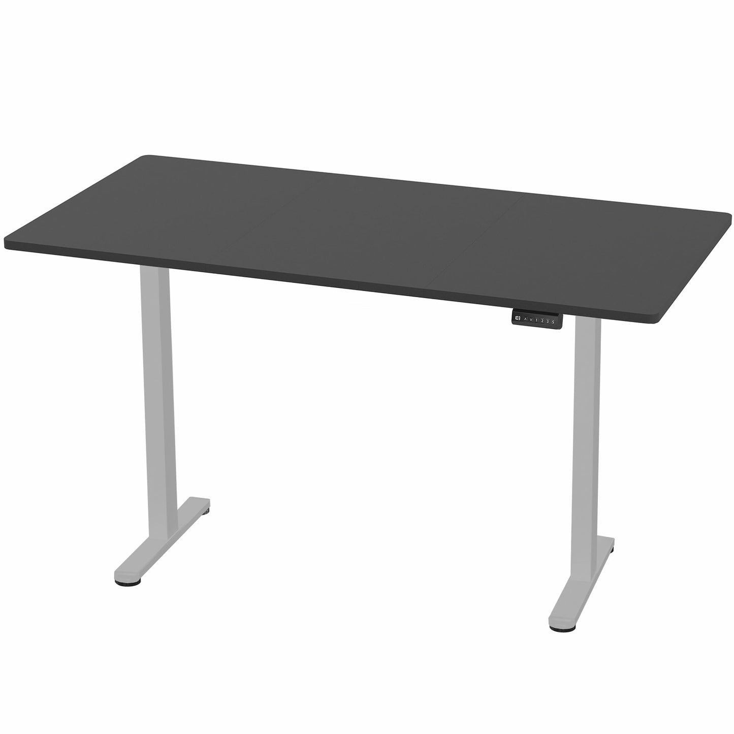 VIVO Electric 71 x 36 inch Standing Desk, Dual Motor Memory Controller Height Adjustment, E2B Series, Black Top Gray Frame, DESK-KIT-E2G7B-36