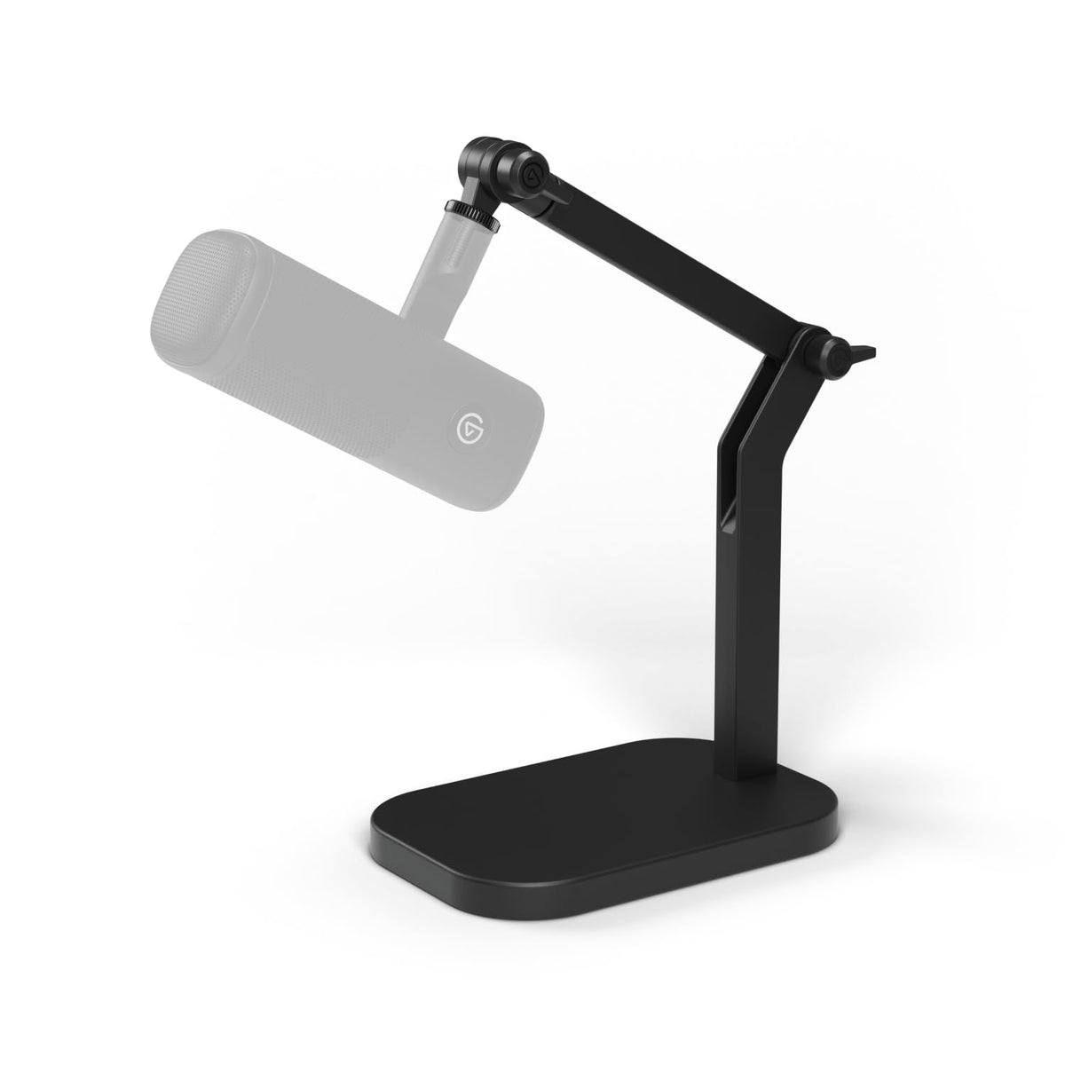 Elgato Wave Desk Stand - Adjustable Mounting Arm for Microphones, Works, HyperX, Rode, Fifine, Shure and More Mics, Compatible 1/4, 3/8 & 5/8 Thread, for Recording/Podcasting/Streaming, Black