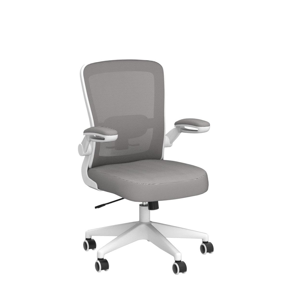 FelixKing Office Chair, Ergonomic Desk Chair Breathable Mesh Chairs Adjustable High Back Lumbar Support Flip-up Armrests, Executive Rolling Swivel Comfy Computer Chairs Home Office Gray