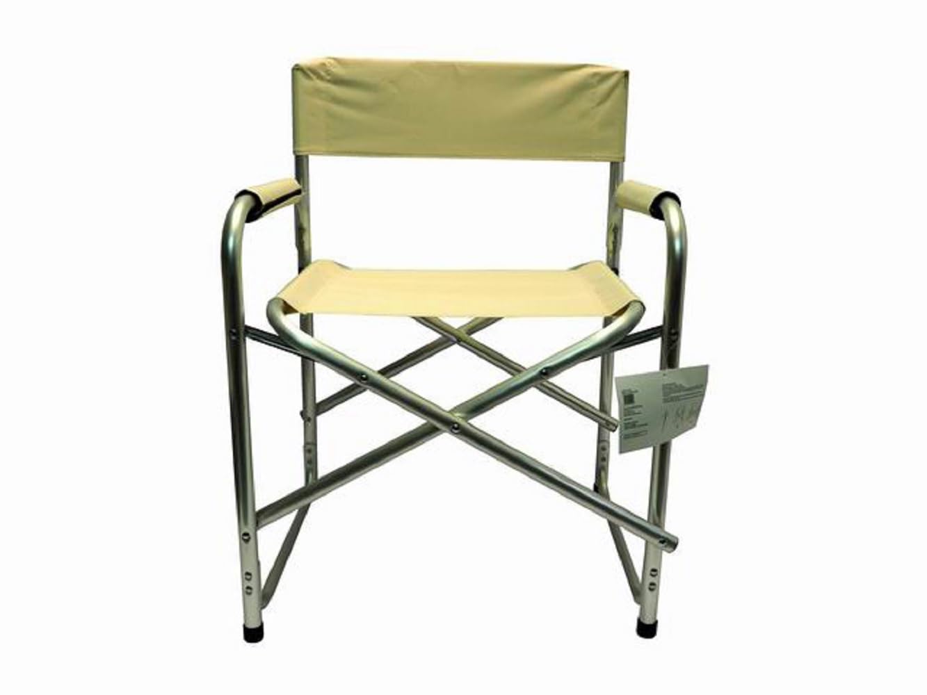 PRATESI Regisseur Ecru Director Chair 49X51X80 All Aluminium/Polyester, Einheitsgröße, Multi-Coloured