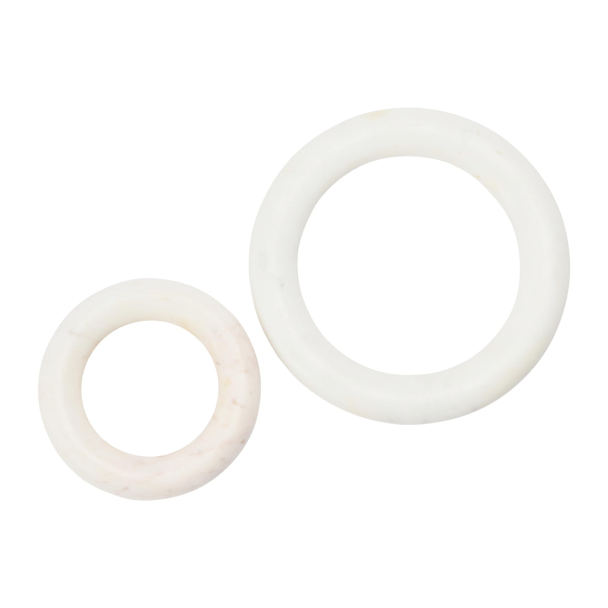Creative Co-Op Marble Trivets for Dining Table, Set of 2