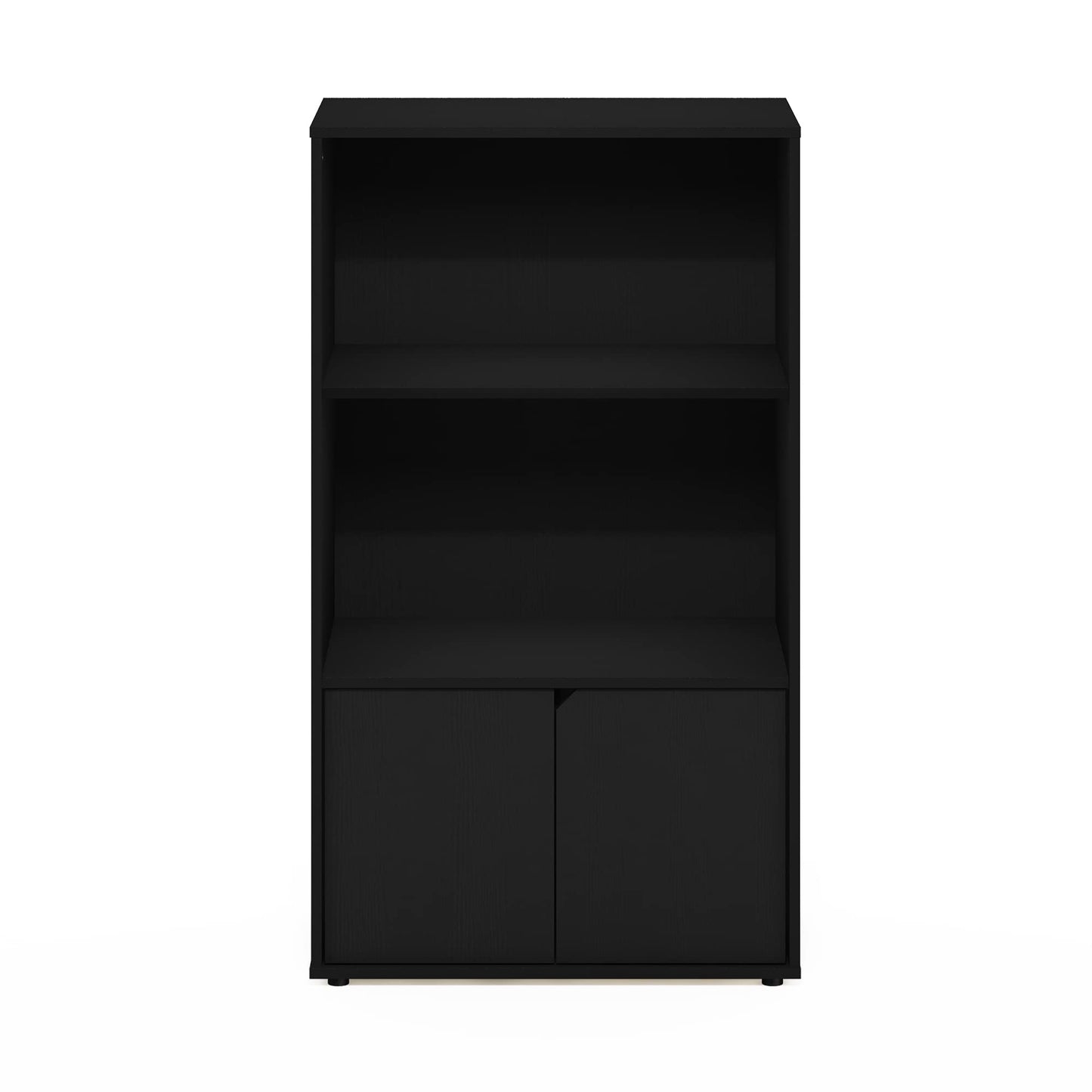 Furinno Jaya Kitchen Storage Shelf with Cabinet, Americano