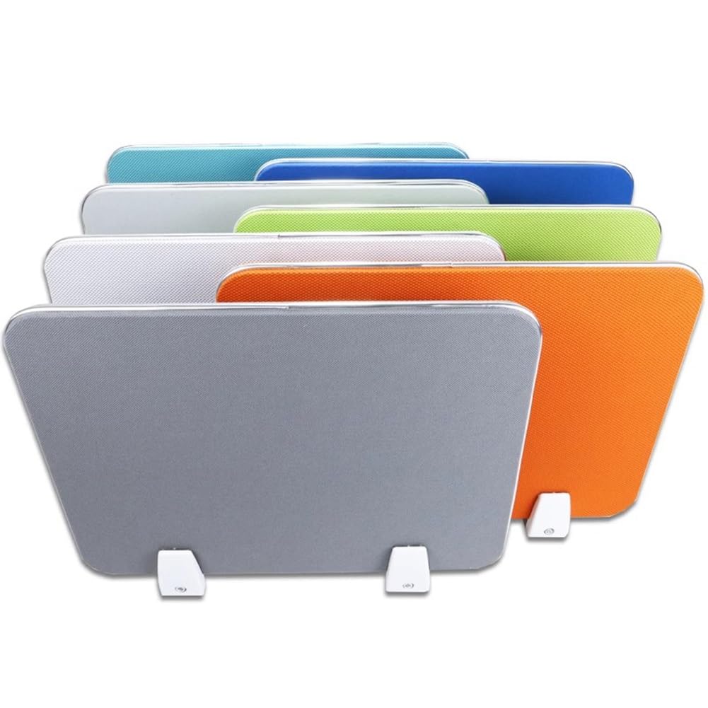 GJZDPMY Multicolor Acoustic Desk Privacy Divider Panel (30x50cm Blue) - Enhance Focus & Privacy in Open Workspaces Ideal for Home Office & Collaborative Environments.