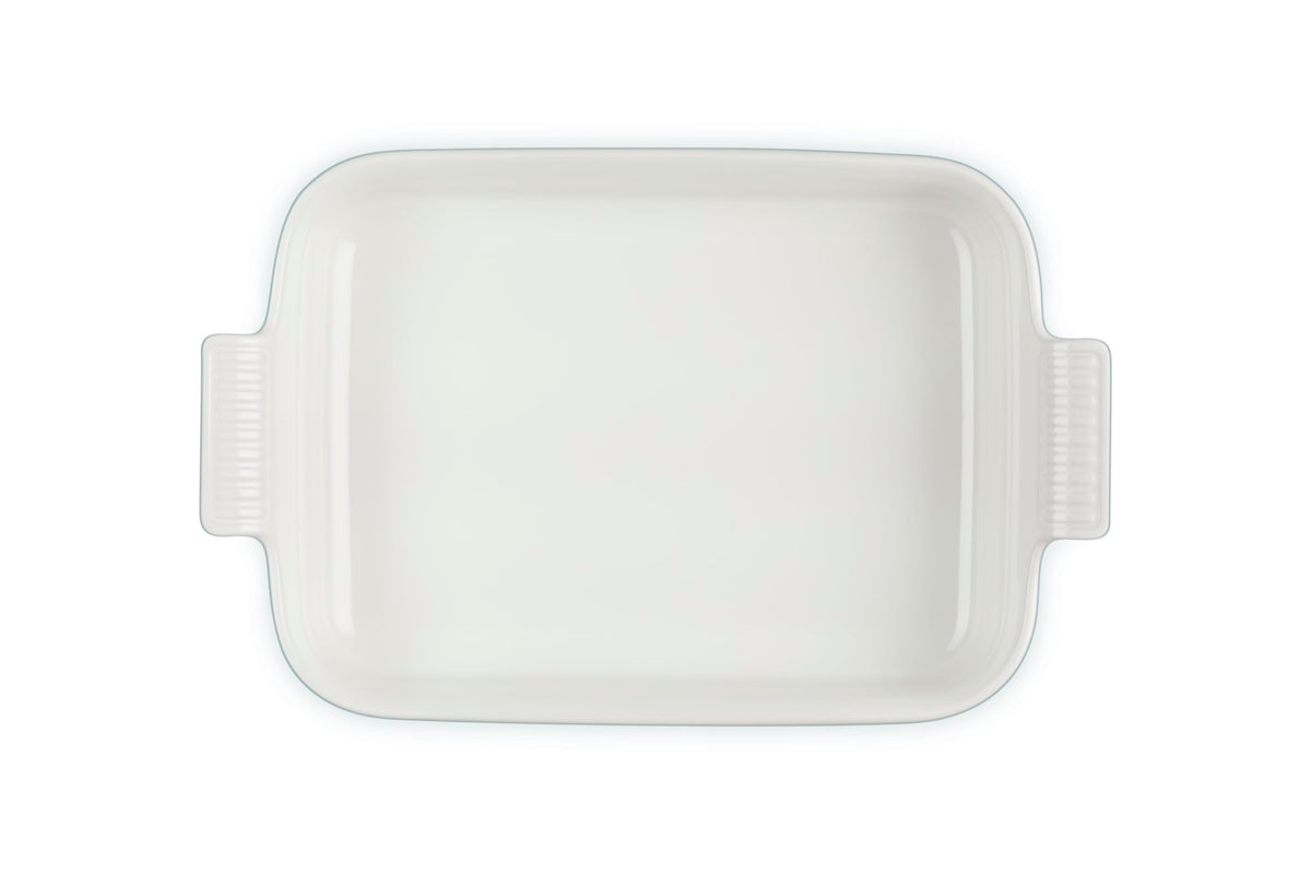 Le Creuset Stoneware Heritage Rectangular Dish, 4 Qt. (12" x 9"), Sea Salt