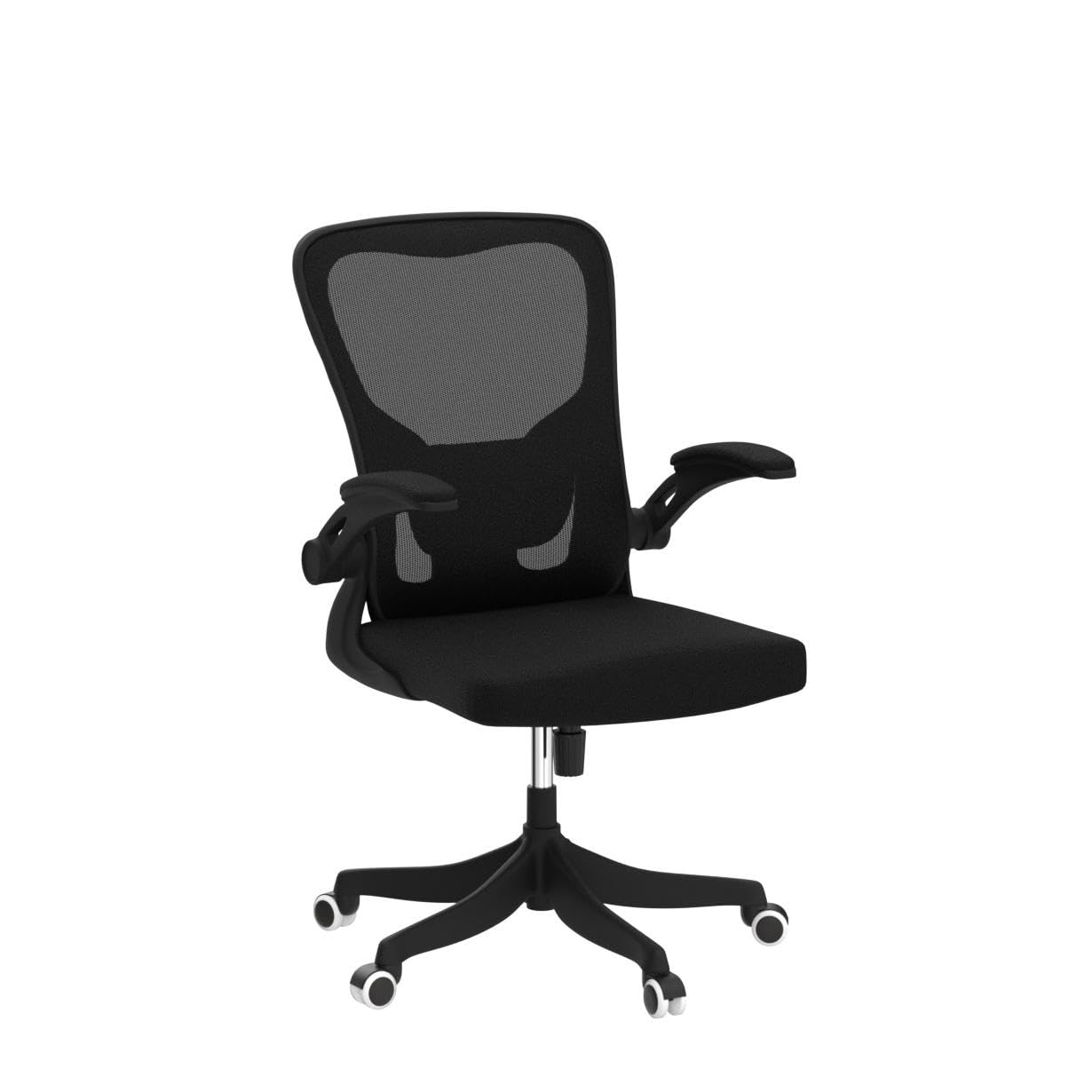 Monhey Office Chair Ergonomic Desk Chair with Lumbar Support&Headrest&Flip-up Arms Height Adjustable Rocking Swivel Computer Chair Multi-Angle from 90° to 125° with 350LBS Capacity