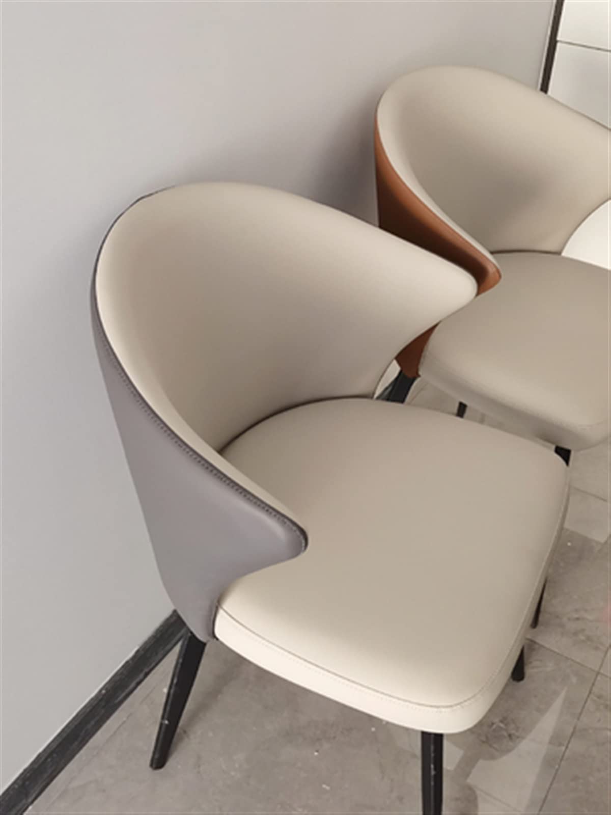 DQXWJZOTPO Dining Room Chair Individual Lounge Dining Chairs Office Design Floor Minimalist Bedroom Luxury Chair Toilet Makeup Parties Chaises Furniture