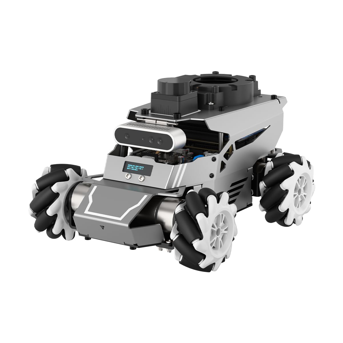 HIWONDER ROS2 Robot Car for Jetson RPi Gemini ChatGPT Large AI Models Depth Camera SLAM Mapping Autonomous Driving Programming Education 3-in-1 Chassis Car, ROSOrin Ultimate Kit & RaspberryPi 5 8G