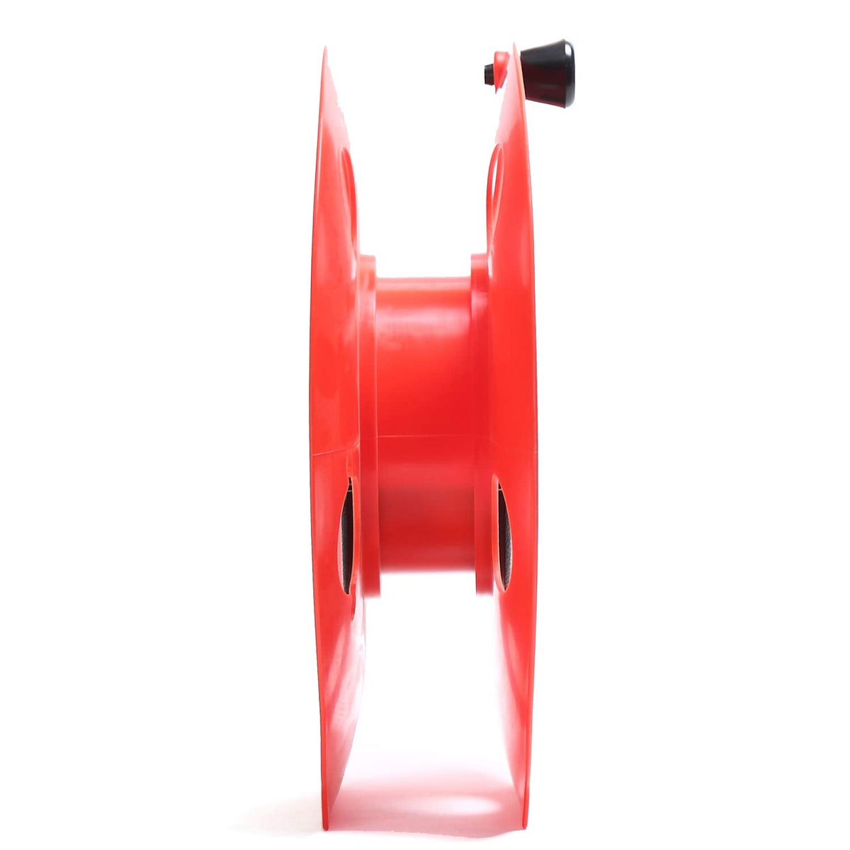 Homeon Wheels Heavy Duty Impact Resistant Plastic Extension Cord Storage Reel With Bag 1 Pack Durable & Safe, Lightweight & Portable, Ideal for Outdoor Projects & DIY Maintenance 100 Feet RED