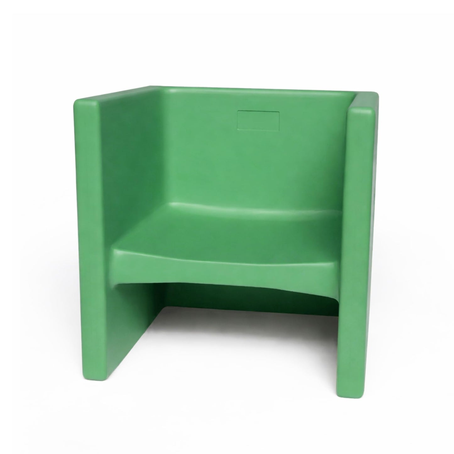 Children's Factory 3-in-1 Cube Chair for Kids, Flexible Seating Classroom Furniture, 1-Pack, Green