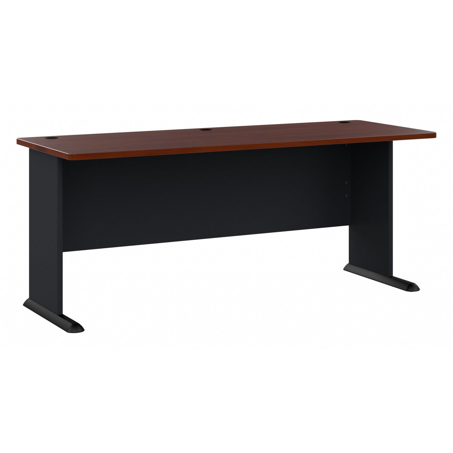 Bush Business Furniture Series A 72W Desk in Hansen Cherry and Galaxy, Large Workstation for Home or Professional Workspace, Desktop Solution for Office Use
