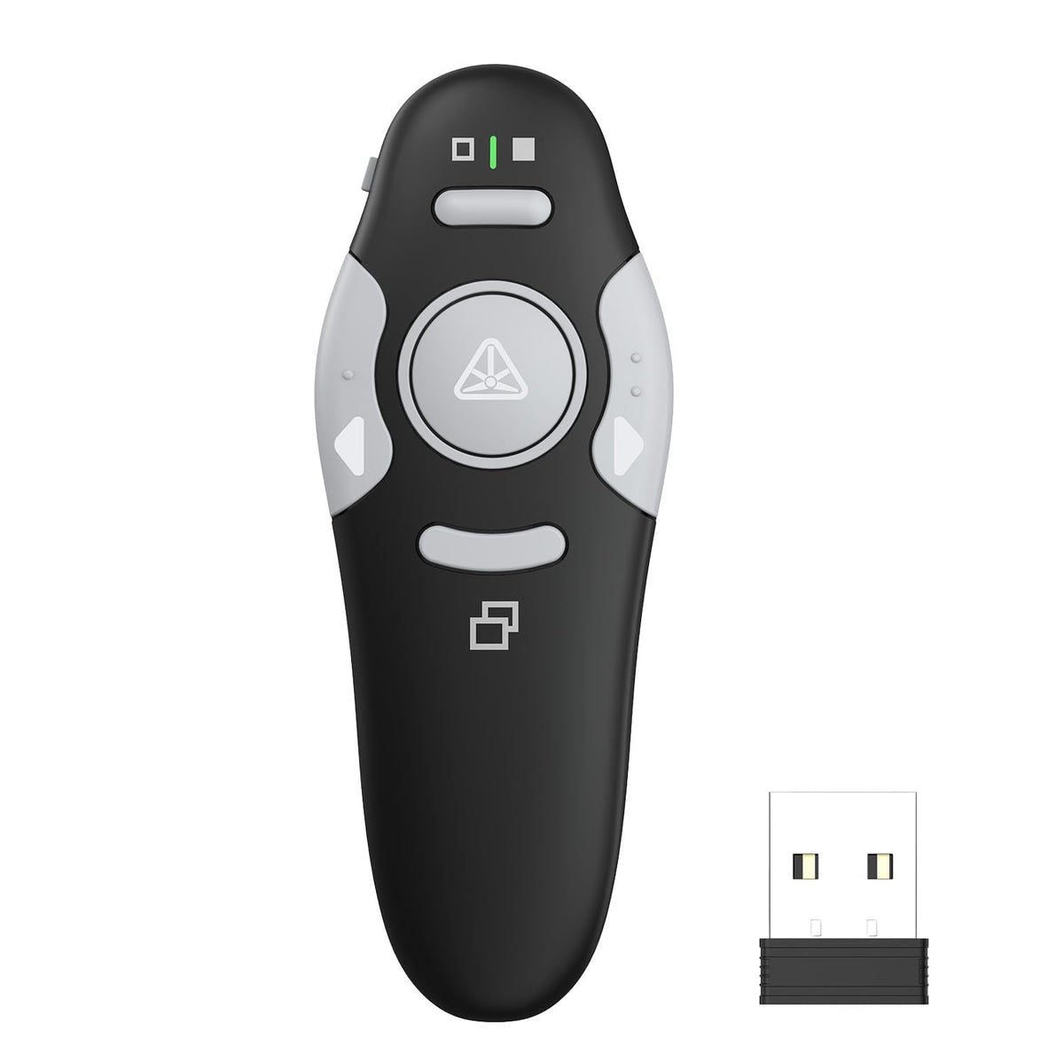 QUI 10 Pack Wireless Presenter PowerPoint Clicker, RF 2.4GHz USB Presentation Clicker for Google Slides, Keynote, Mac, Windows