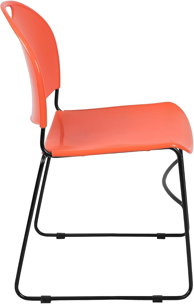 Flash Furniture HERCULES Series 5 Pack 880 lb. Capacity Orange Ultra-Compact