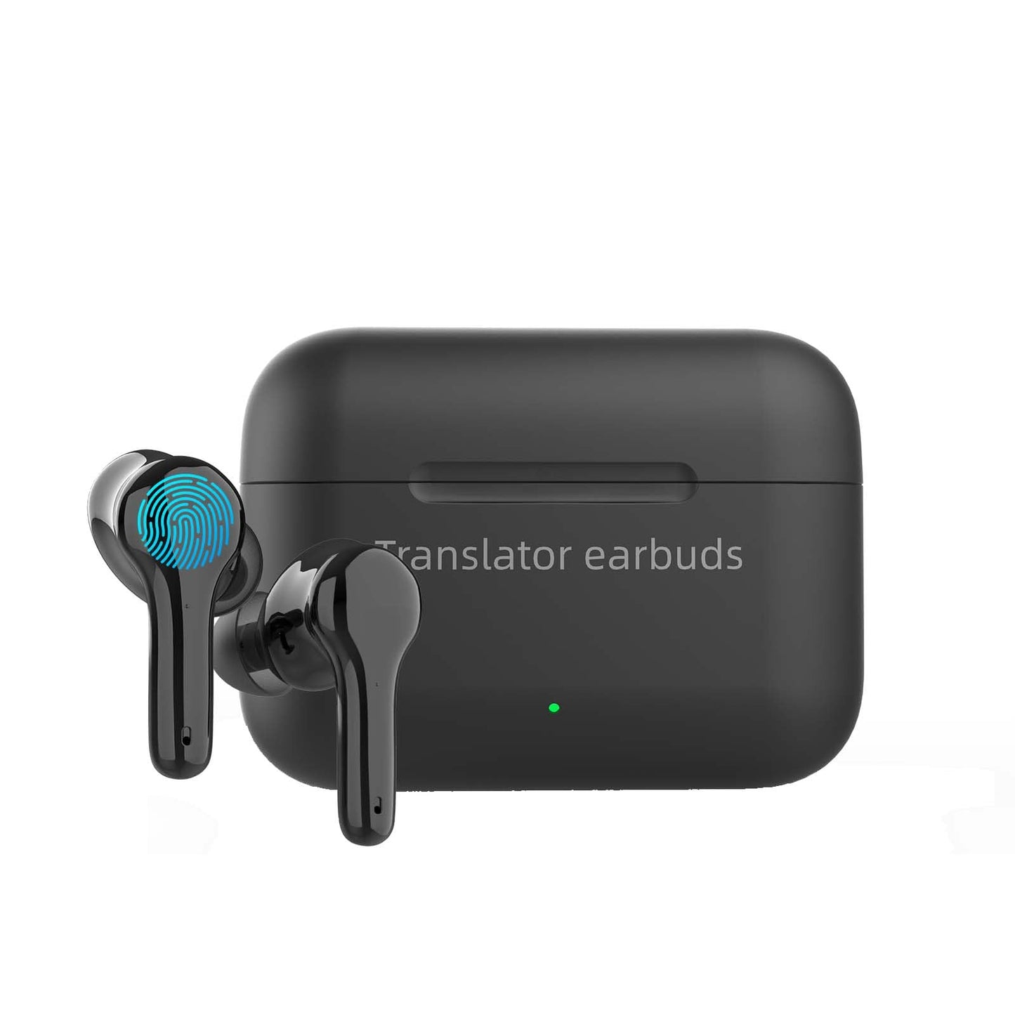 ANFIER M6 AI Offline Translation Earbuds Real Time 144 Languages Two-Way Translator Audifonos Traductores Inglés Español 3-in-1 Translate Headphones for Business Travel, No Subscription Needed (Black)