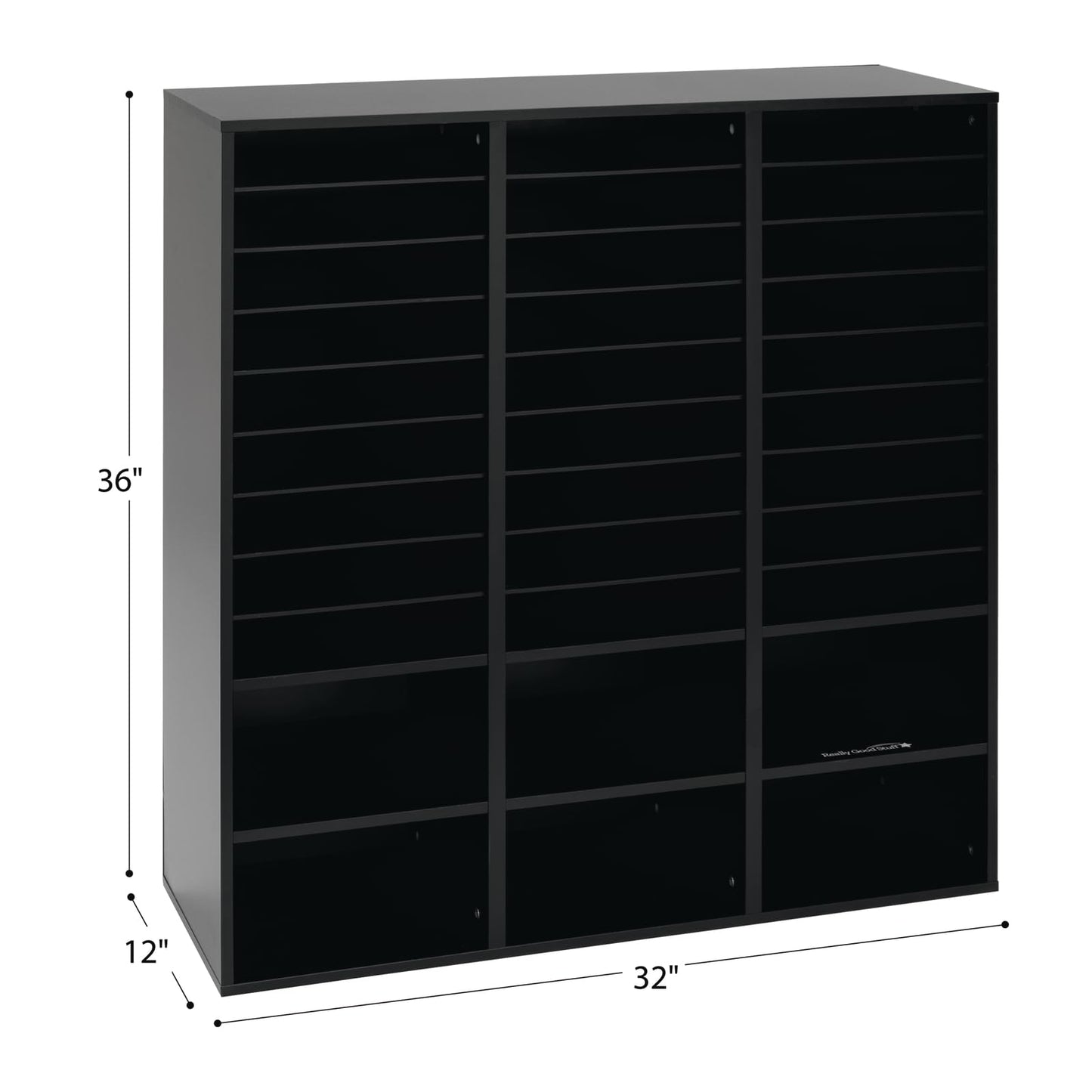 Really Good Stuff 27-Slot Mail and Supplies Center with 6 Cubbies