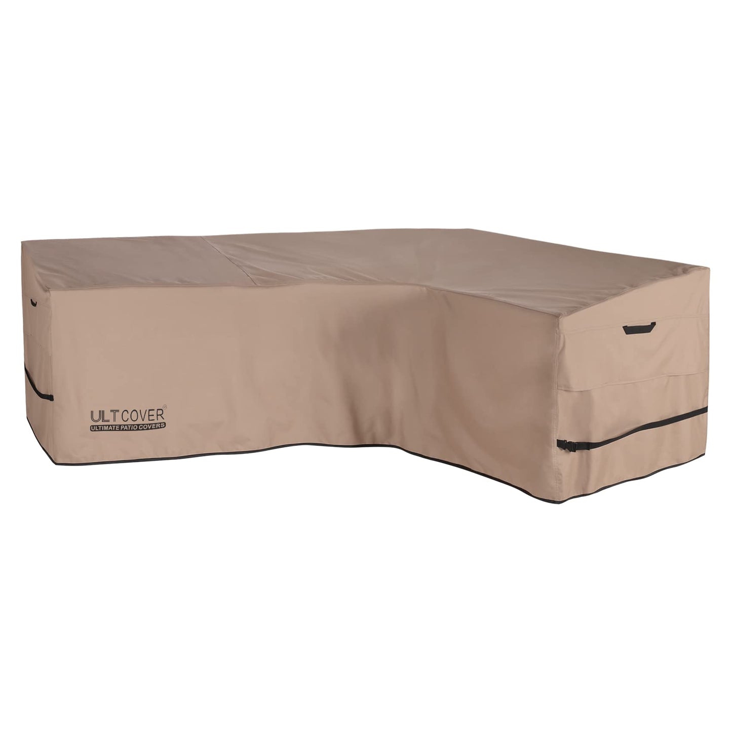 ULTCOVER Patio L-Shaped Right Facing Sofa Cover Waterproof for 4-Seater Outdoor Sectional Furniture Couch 85”W (Back Length) x 58”W (Right Side)