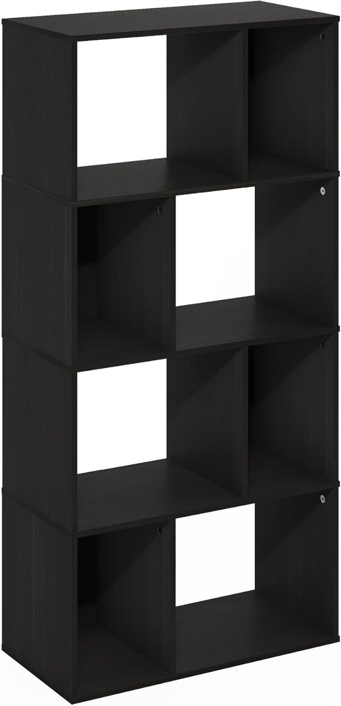 Furinno DALY Book Shelf, 8-Cube Bookshelf, Cube Storage Organizer Bookcase