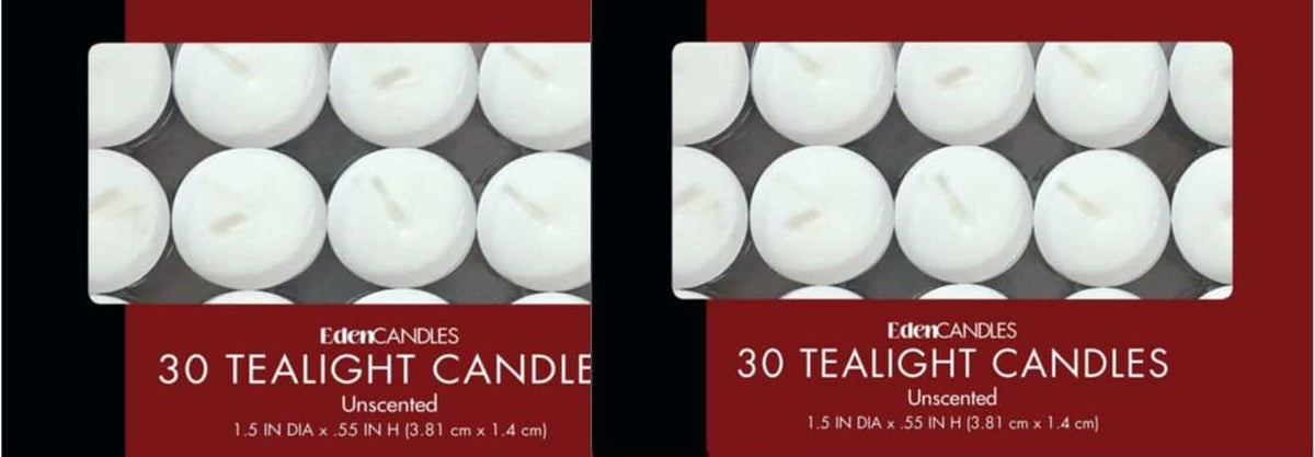 Tea Light Candles Premium Quality - Bright White Set of 60 in Two Strong Protective Boxes with Pull Out Tray