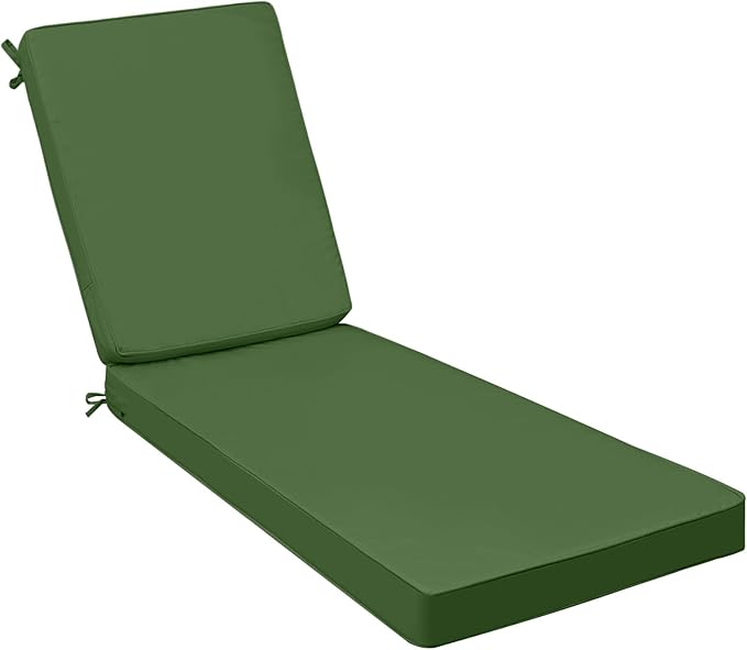 AAAAAcessories Outdoor Chaise Lounge Cushions, Waterproof Patio Furniture