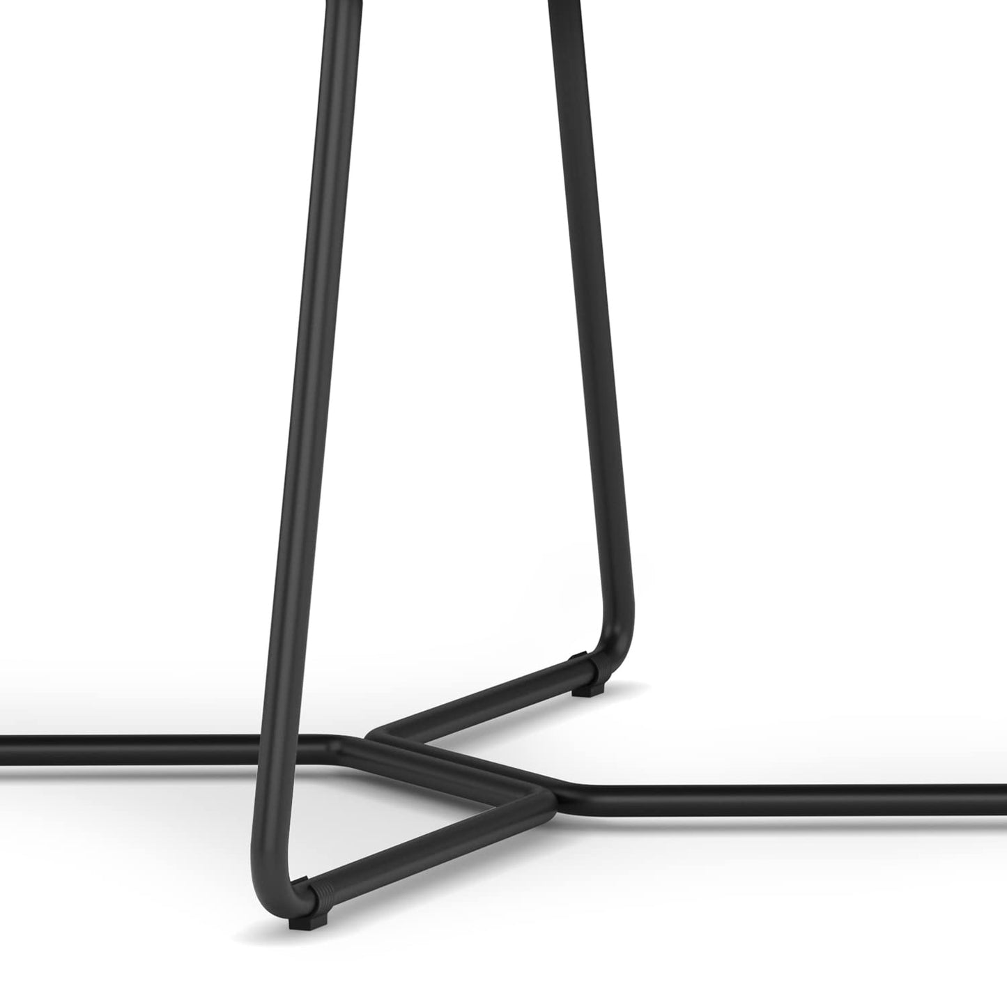 SIMPLIHOME Wilcox Contemporary Dining Chair (Set of 2) in Charcoal Grey Woven Fabric for the Dining Room
