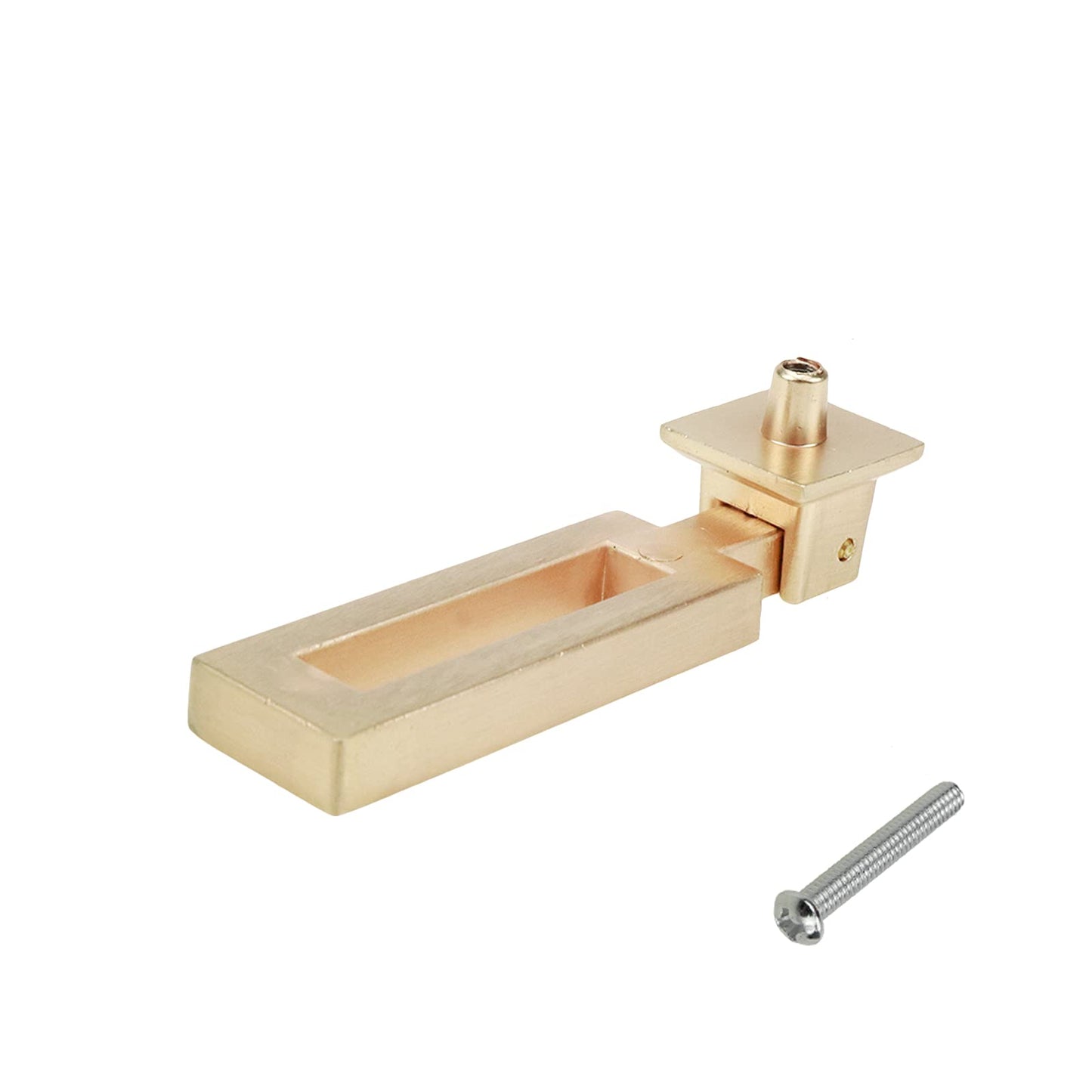 LC LICTOP Cabinet Pulls Chinese Style Brushed Pull Knobs Hanging Design Hardware for Drawer Closet Dresser Chest Box 3.07 x 0.87 x 0.79 Inch 2Pcs Brass Like Zinc Alloy Furniture Handles